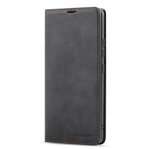 FORWENW Fantasy Series Skin Feeling Leather Case for	 Samsung Galaxy A12 - Black - 2