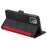 Vintage Splicing Style Wallet Stand Leather Flip Phone Casing for Samsung Galaxy A72 5G / 4G - Red - 5