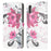 Pattern Printing Leather Protective Cover Wallet Stand Phone Shell for Samsung Galaxy Xcover 5 - Rose Flower - 1