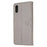 Owl and Tree Pattern Printing Design Leather Wallet Phone Cover for Samsung Galaxy Xcover 5 - Grey - 3