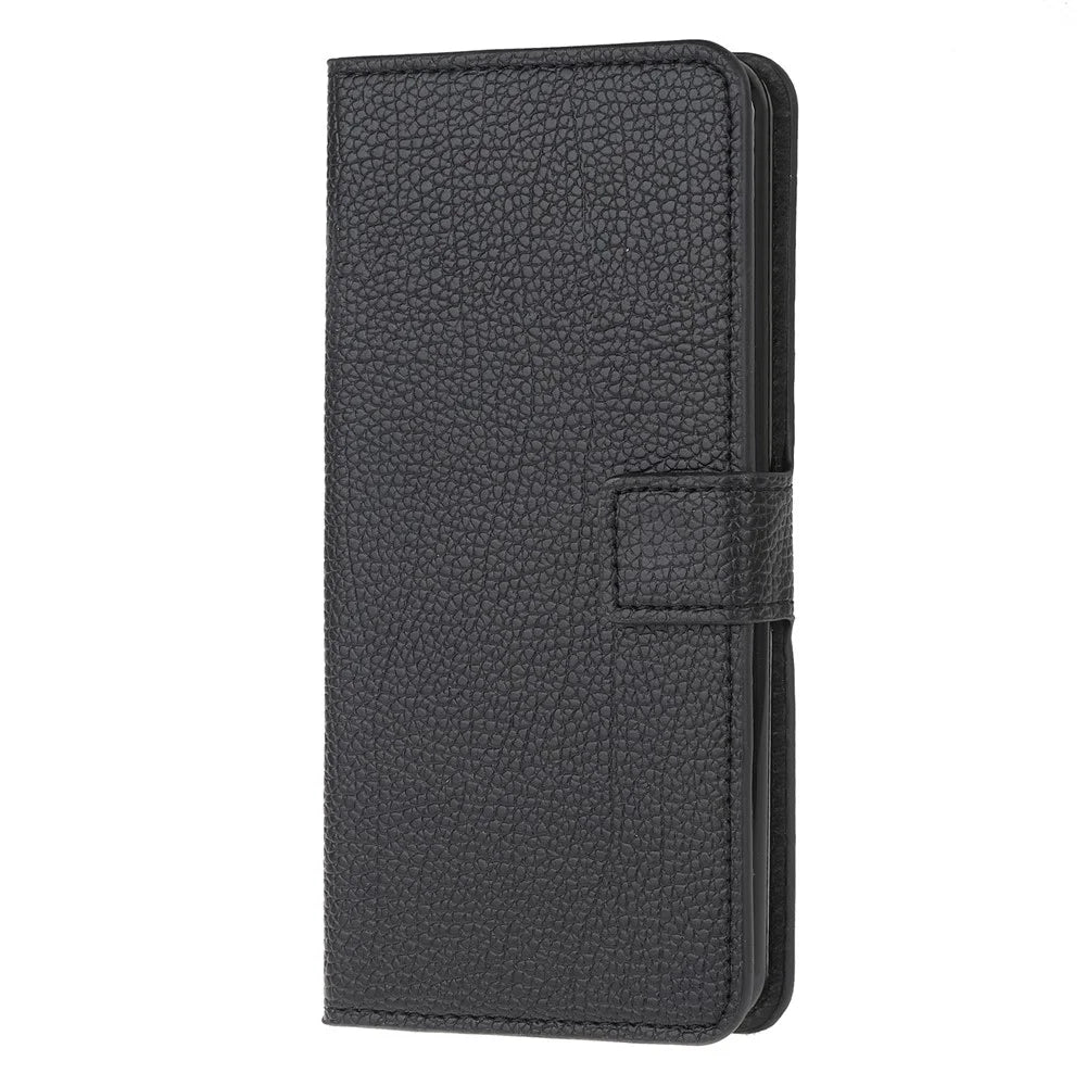 Litchi Texture Wallet Stand Leather Shell Cover for Samsung Galaxy Xcover 5 - 2