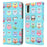 3D Pattern Printing Cross Texture Leather Wallet Stand Case Shell for Samsung Galaxy Xcover 5 - Cute Owls - 1