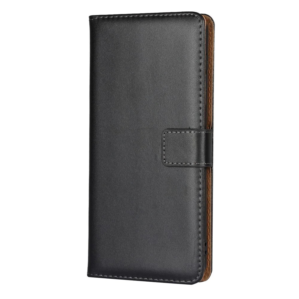 Genuine Leather Magnetic Flip Case Cover for Samsung Galaxy A32 5G / M32 5G - 3