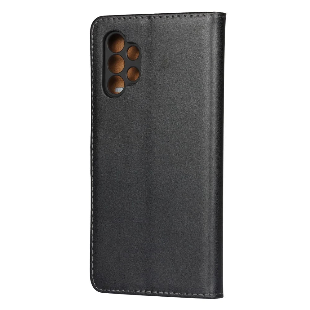 Genuine Leather Magnetic Flip Case Cover for Samsung Galaxy A32 5G / M32 5G - 4