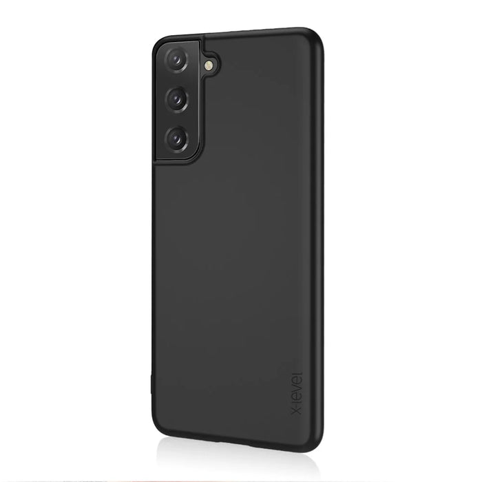 X-LEVEL Quality Frosted TPU Phone Cover for Samsung Galaxy S21 5G/4G - Black - 2