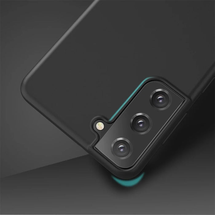 X-LEVEL Quality Frosted TPU Phone Cover for Samsung Galaxy S21 5G/4G - Black - 5