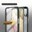 3 in 1 Full-Coverage Protection PC + TPU Protective Case with PET Screen Protector for Samsung Galaxy A12 - Black - 3
