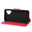 Butterflies Flower Pattern Design Imprinting Leather Wallet Stand Case for Samsung Galaxy A32 4G (EU Version) - Red - 4