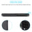 LC.IMEEKE Retro Style Leather Phone Case Cover with Card Holder for Samsung Galaxy A12 - Black - 7