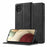 LC.IMEEKE LC Strong Magnetic Series Leather Wallet Phone Protective Shell for Samsung Galaxy A12 - Black - 7