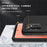 Anti-Fall Hybrid Phone Case Ring Shape Kickstand Design Cover for Samsung Galaxy A72 5G / 4G - Black - 5