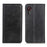 Magnetic Closure Split Leather Wallet Stand Phone Cover Case for Samsung Galaxy Xcover 5 - Black - 1