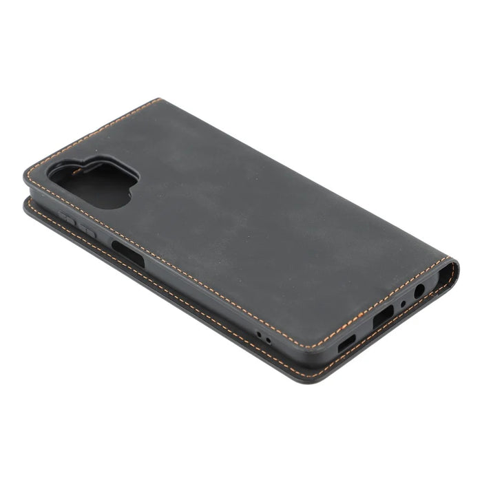 FORWENW Fantasy Series Skin Feeling Leather Case for Samsung Galaxy A32 5G/M32 5G - Black - 5
