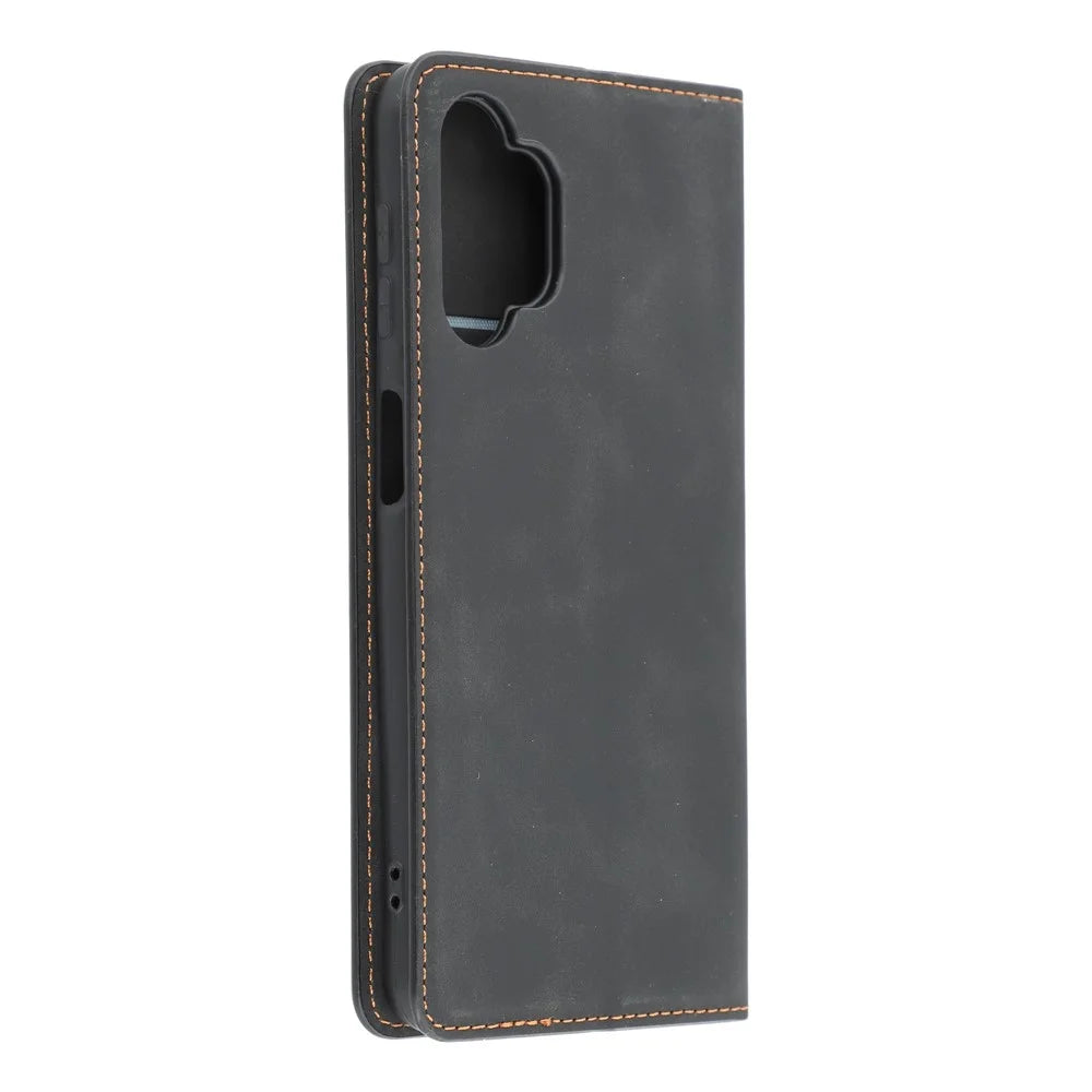 FORWENW Fantasy Series Skin Feeling Leather Case for Samsung Galaxy A32 5G/M32 5G - Black - 7