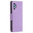 Imprint Butterfly Leather Wallet Case for Samsung Galaxy A32 4G (EU Version) - Purple - 5