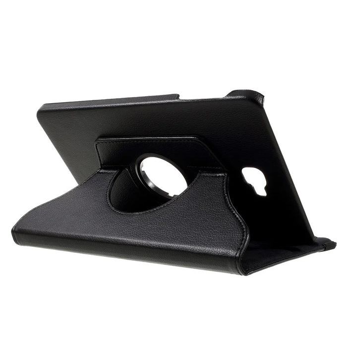 Litchi Texture Rotary Stand Leather Tablet Case for Samsung Galaxy Tab A 10.1 (2016) T580 T585 - Black - 5