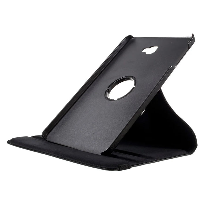Litchi Texture Rotary Stand Leather Tablet Case for Samsung Galaxy Tab A 10.1 (2016) T580 T585 - Black - 6