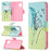 Pattern Printing Leather Wallet Shell Case for Samsung Galaxy A32 4G (EU Version) - Feather Pattern - 6