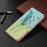 Pattern Printing Leather Wallet Shell Case for Samsung Galaxy A32 4G (EU Version) - Feather Pattern - 7