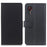 Wallet Leather Stand Shell Case for Samsung Galaxy Xcover 5 - Black - 1