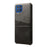 Double Card Slots PU Leather Coated Plastic Case for Samsung Galaxy M62 / F62 - Black - 2