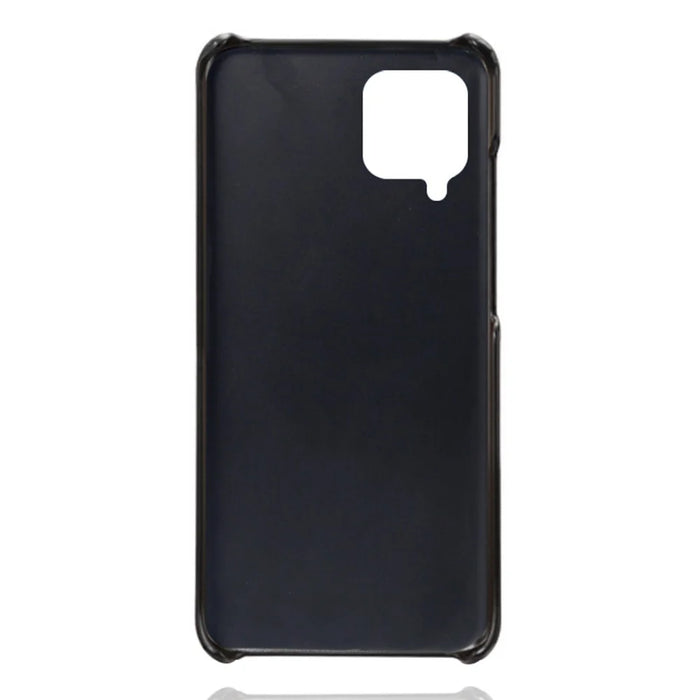Double Card Slots PU Leather Coated Plastic Case for Samsung Galaxy M62 / F62 - Black - 4