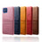 Double Card Slots PU Leather Coated Plastic Case for Samsung Galaxy M62 / F62 - Black - 5