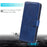 Quality Wallet Stand Flip Leather Phone Case for Samsung Galaxy A32 4G (EU Version) - Blue - 2