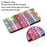 Cross Texture Pattern Printing PU Leather Full Protection Wallet Stand Phone Cover Case for Samsung Galaxy A51 4G SM-A515 - Geometry Pattern - 6