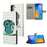 Pattern Printing Leather Wallet Stand Case for Samsung Galaxy S21 FE - Single Owl - 6