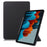 Origami Stand Wake Sleep Smart Leather Case with Pen Holder for Samsung Galaxy Tab S7+ T970 T975 / Tab S8+ - Black - 1