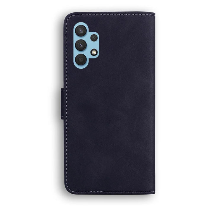 Magnetic Closure Wallet Stand PU Leather Case for Samsung Galaxy A32 4G (EU Version) - Black - 4