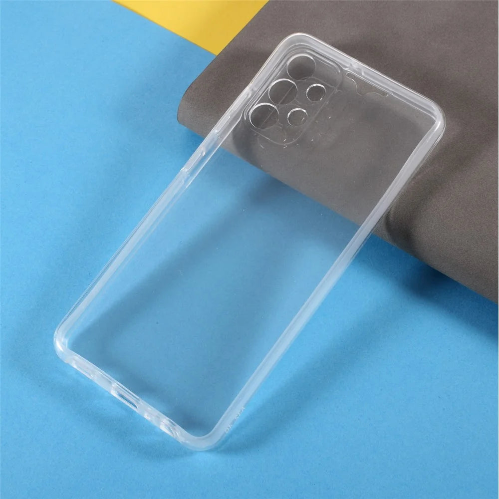 Hybrid PET Front Case + TPU Frame + Acrylic Back Panel Clear Full Coverage Protective Shell for Samsung Galaxy A32 4G - 6
