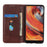 Auto-absorbed Litchi Texture Split Leather Wallet Stand Case Cover for Samsung Galaxy S21 FE - Brown - 5