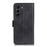 Magnetic Double Clasp PU Leather Protective Wallet Case for Samsung Galaxy S21 FE - Black - 3
