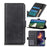 Magnetic Double Clasp PU Leather Protective Wallet Case for Samsung Galaxy S21 FE - Black - 7
