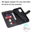 Zipper Pocket Wallet Leather Stand Phone Case Cover for Samsung Galaxy A32 4G (EU Version) - Black - 6