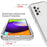 2-in-1 Gradient Color Design PC+TPU Phone Case for Samsung Galaxy A52 4G/5G / A52s 5G - Transparent - 2
