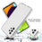 2-in-1 Gradient Color Design PC+TPU Phone Case for Samsung Galaxy A52 4G/5G / A52s 5G - Transparent - 4