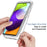 2-in-1 Gradient Color Design PC+TPU Phone Case for Samsung Galaxy A52 4G/5G / A52s 5G - Transparent - 5