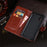 IDEWEI Folio Flip Crazy Horse Texture Leather Mobile Casing with Wallet Stand for Samsung Galaxy Xcover 5 - Brown - 6