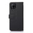 KHAZNEH Litchi Skin RFID Blocking Anti-theft Swiping Function Leather Phone Shell Case for Samsung Galaxy A42 5G - Black - 3