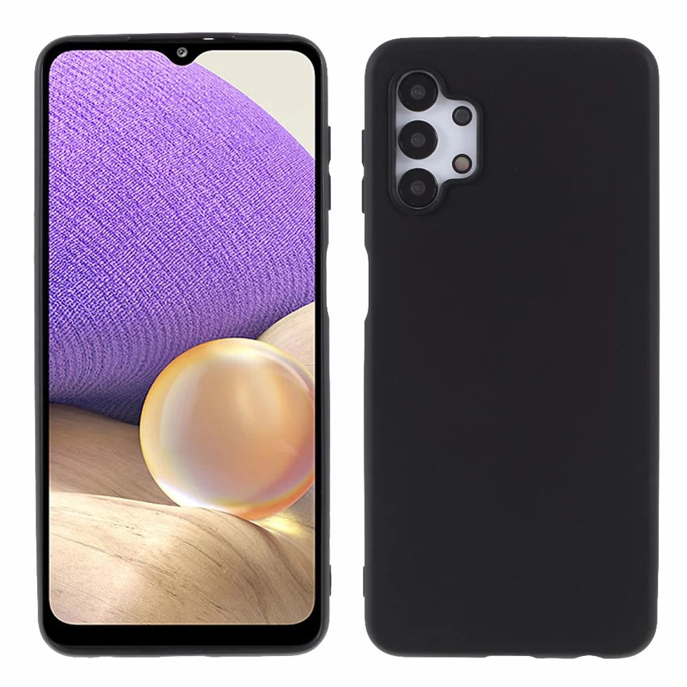 Matte TPU Case for Samsung Galaxy A32 5G/M32 5G Mobile Phone Case - Black - 1