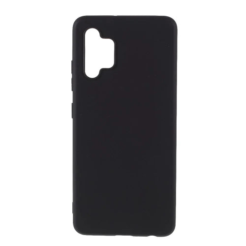 For Samsung Galaxy A32 4G (EU Version) Matte TPU Case Mobile Phone Accessory - Black - 1