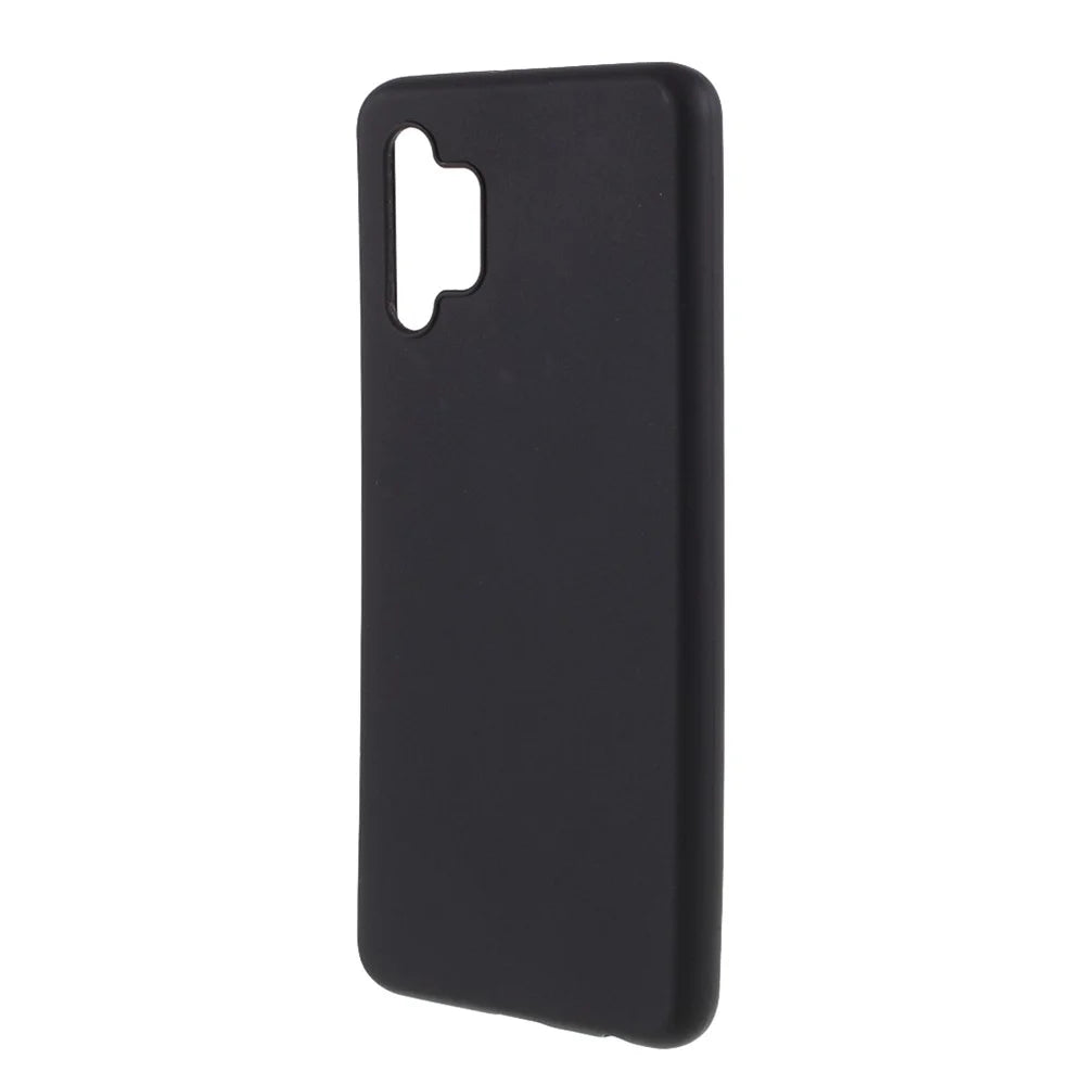 For Samsung Galaxy A32 4G (EU Version) Matte TPU Case Mobile Phone Accessory - Black - 2