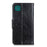 For Samsung Galaxy A22 5G (EU Version) Protective Phone Case Shockproof Flip Folio Cover Nappa Texture Split Leather Phone Shell with Stand Wallet - Black - 5