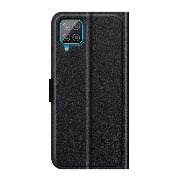 Wallet Design Litchi Texture Leather Phone Case with Stand for Samsung Galaxy A22 4G (EU Version) - Black - 3