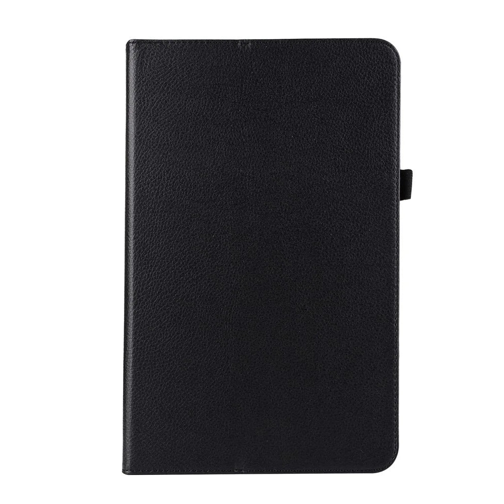 Litchi Grain Smart Leather Case for Samsung Galaxy Tab A 10.1 (2016) T580 T585 - Black - 1