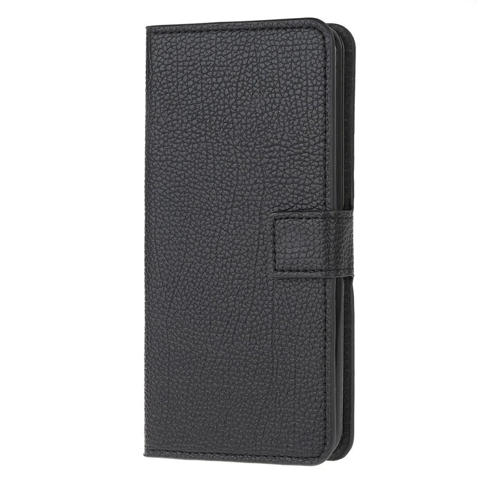 Folio Flip Wallet Design Litchi Texture Leather Protective Case for Samsung Galaxy A22 5G (EU Version) - 2