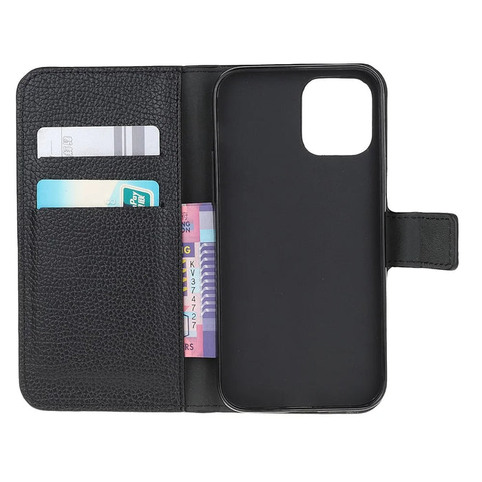 Folio Flip Wallet Design Litchi Texture Leather Protective Case for Samsung Galaxy A22 5G (EU Version) - 6